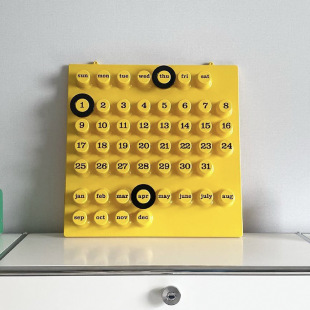 Personalized Calendar Retro Creative Perpetual Calendar Internet Celebrity ins Style Home Decoration Ornaments Desktop Shooting Props