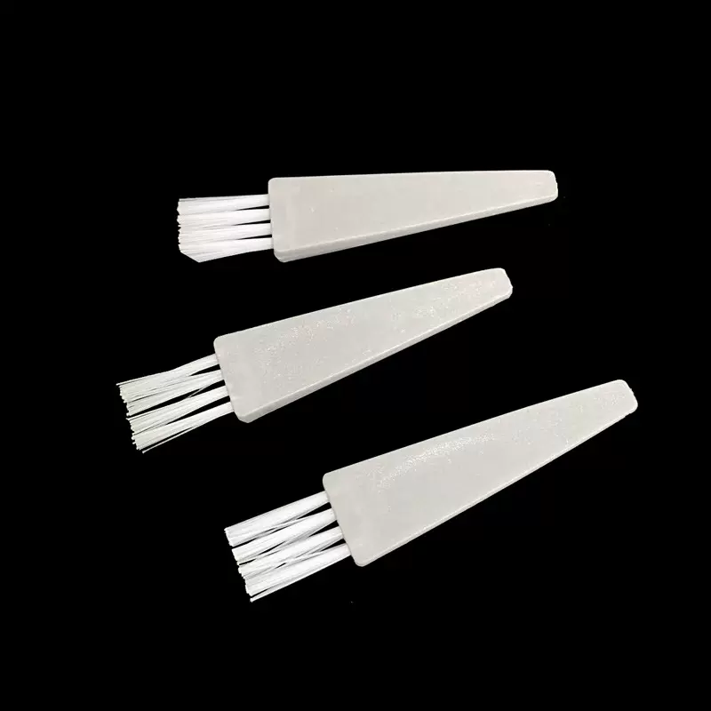 小刷子批发迷你扁形灰色硬毛电子工具刷除尘宁波植毛塑料清洁毛刷