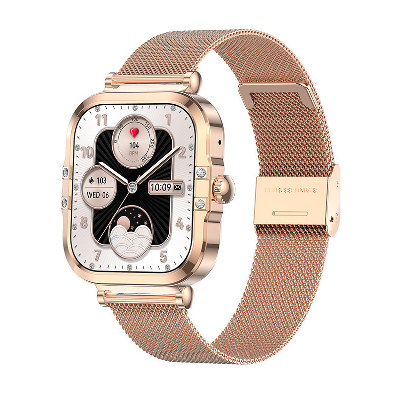 New Smart Watch Hk82 Square Amoled Screen Ladies Watch Nfc Smart Reminder Sleep Monitoring