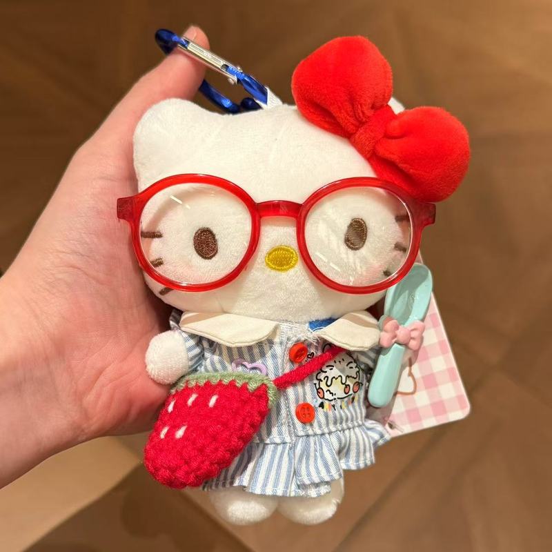 本物のハローキティサンリオバッグペンダントぬいぐるみキーホルダースクールバッグペンダント人形|undefined