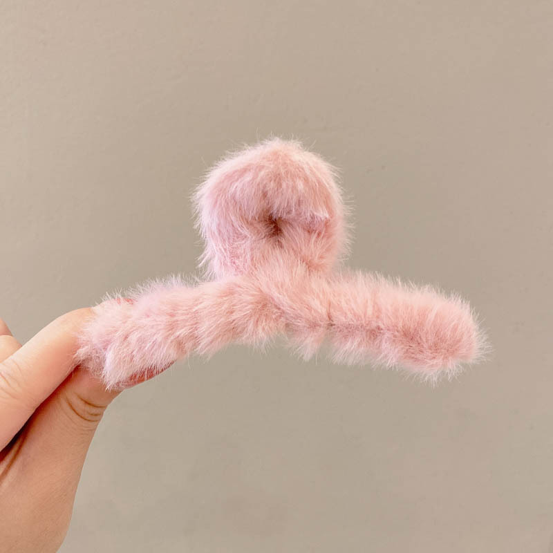 Leche marrón esmerilado pelo clip accesorios para el cabello de las mujeres de alto grado updo tiburón clip gran horquilla ins lindo horquilla al por mayor