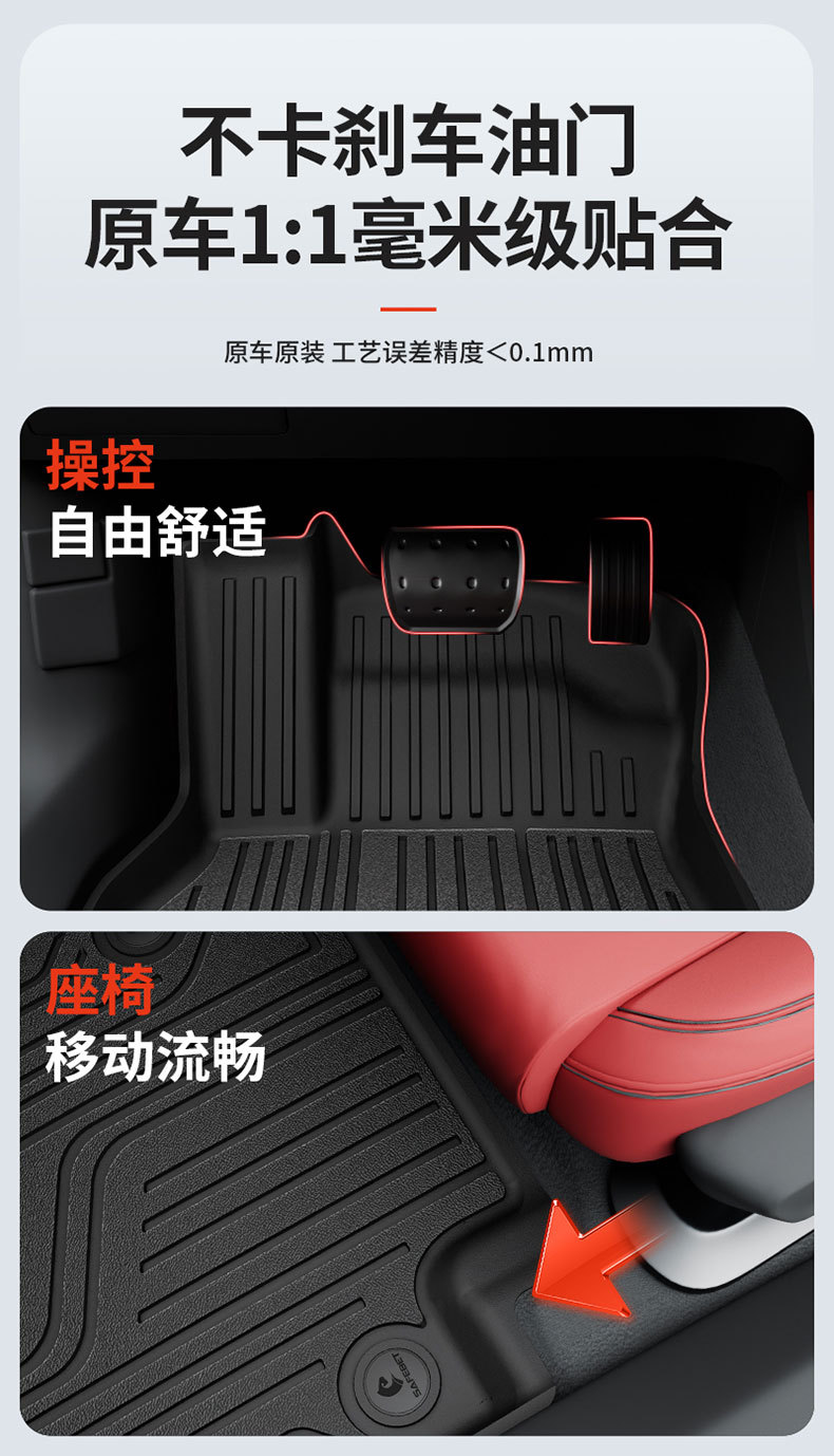 Suitable for Imported Audi A3 A3La4L A5L A6L A7L A8L Q3 Q5L Full Tpe Car Floor Mats