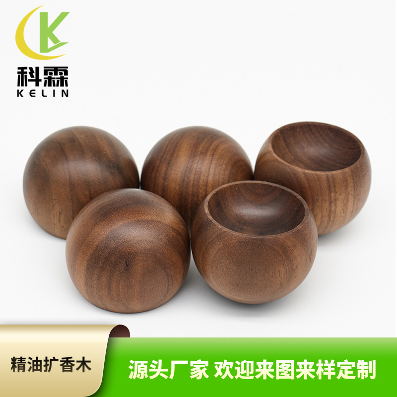 Custom Essential Oil Expanding Fragrant Wood Tumbler Expanding Fragrant Wood Stone Car Creative Portable Ornaments Aromatherapy Ball Diffuser