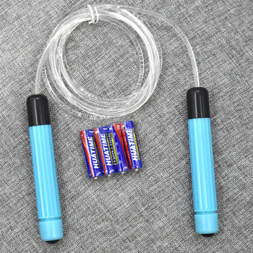 Glowing lighted skipping rope for children, luminous LED light for adults, same style as general glare skipping rope