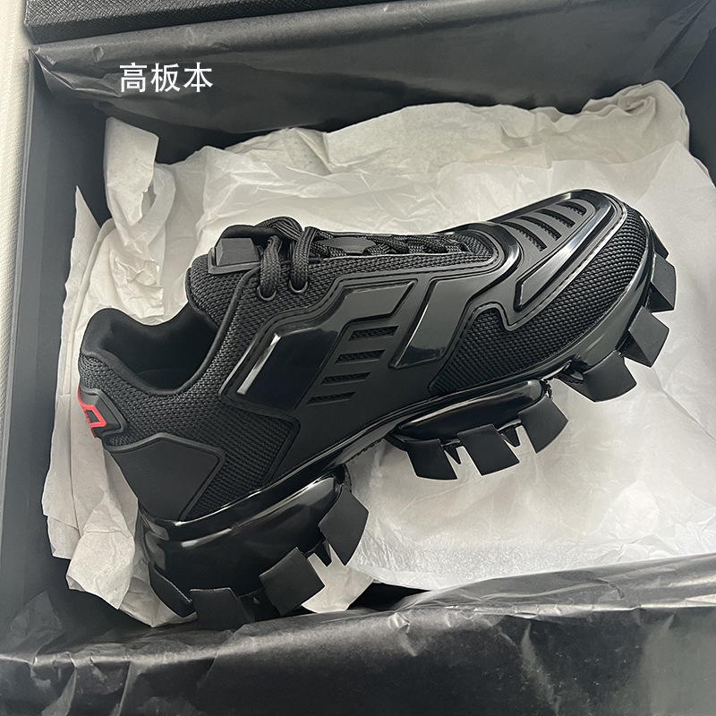 [Versión superior] Transformers zapatos de papá Plataforma de las mujeres zapatillas de deporte de los hombres Internet celebridad altura aumento casual pareja zapatos