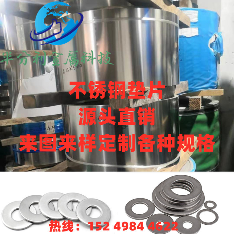304不锈钢垫片 304加大平垫圈 超薄不锈钢垫片 定做异型垫片