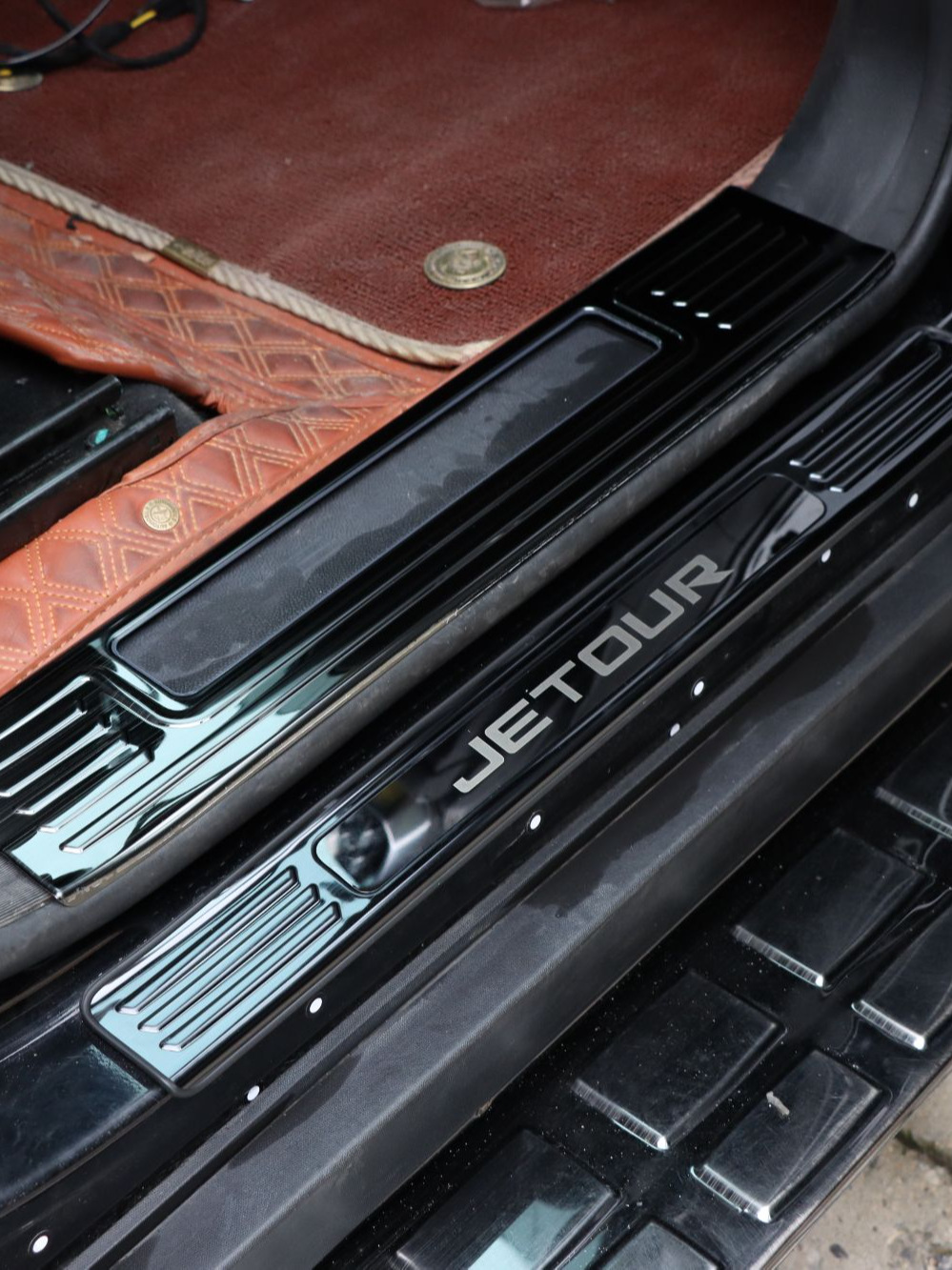 Suitable for Jietu Traveler Shanhai T2 Door Sill Strip Stainless Steel Interior Modification Protection Welcome Pedal Accessories