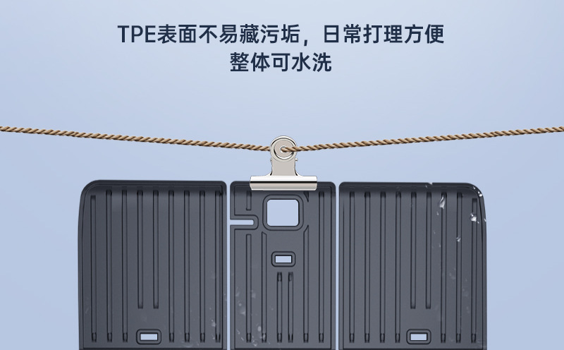 Suitable for the New Version of Tesla Model Y Trunk Mat Tpe Front and Rear Trunk Mat Modified Interior Accessories Wholesale