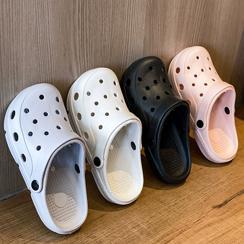 Туфли с дырками женские OUTPERFORM Летние Стильные дышащие сандалии Baotou на толстой подошве для пар Нескользящие сандалии для операционных для мужчин