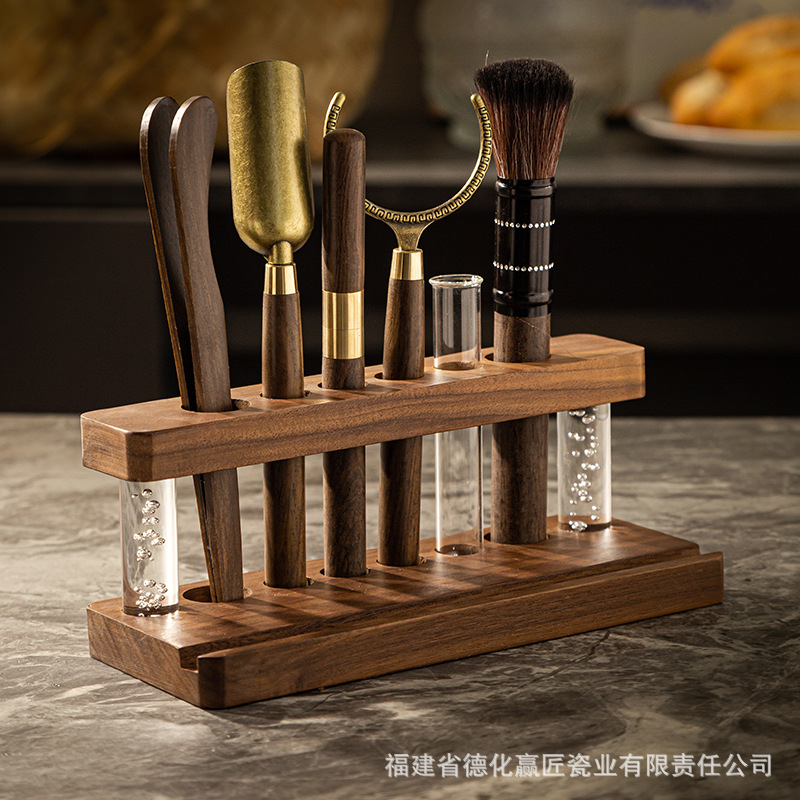 Ceremonia del té seis caballeros conjunto de accesorios de té mesa de té de alta calidad kung fu herramientas de té suministros de decoración de mesa de té