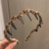 3# deep leopard print hairband