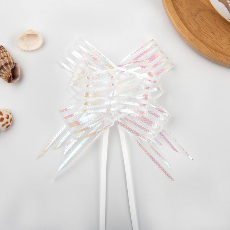 Cross-Border tire regalo de boda arco mano tire flor 30 medio nieve hilo tire flor regalo flor embalaje cinta