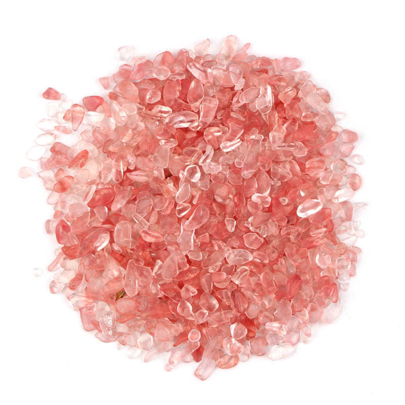 crystal Gravel wholesale grain Nail enhancement Rose red Garnet Tourmaline Colored glaze Manufactor Direct selling wholesale
