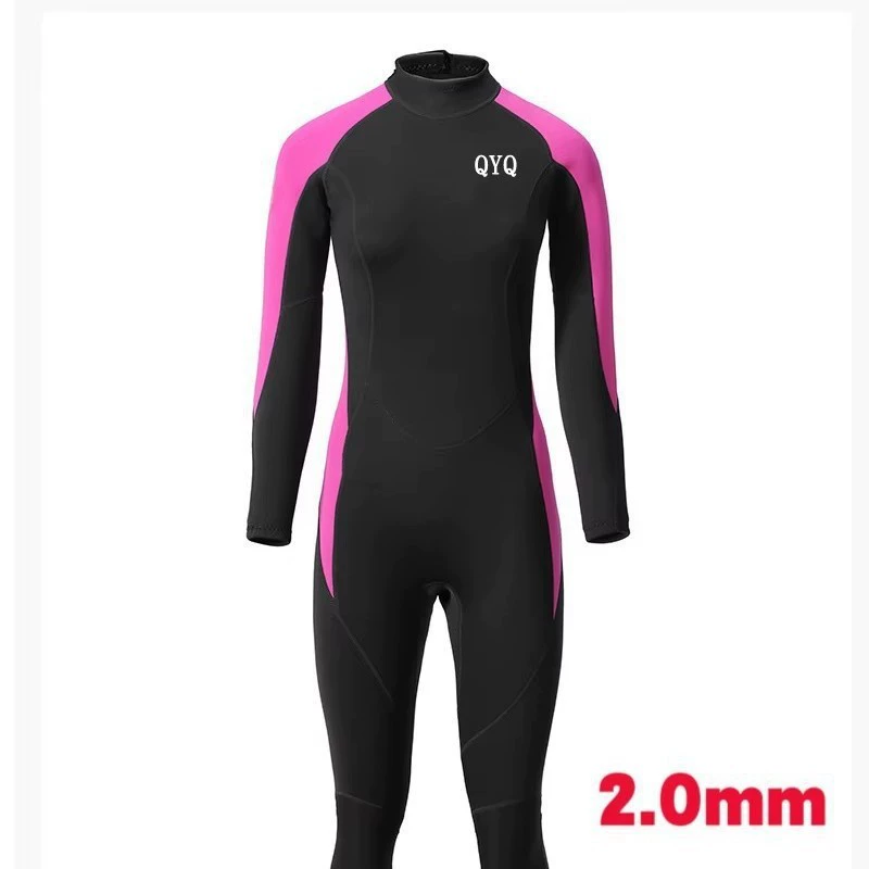 Новый мужской цельный гидрокостюм толщиной 2 мм с короткими рукавами, утолщенный, морозостойкий и теплый гидрокостюм, женский солнцезащитный купальник для серфинга и подводного плавания