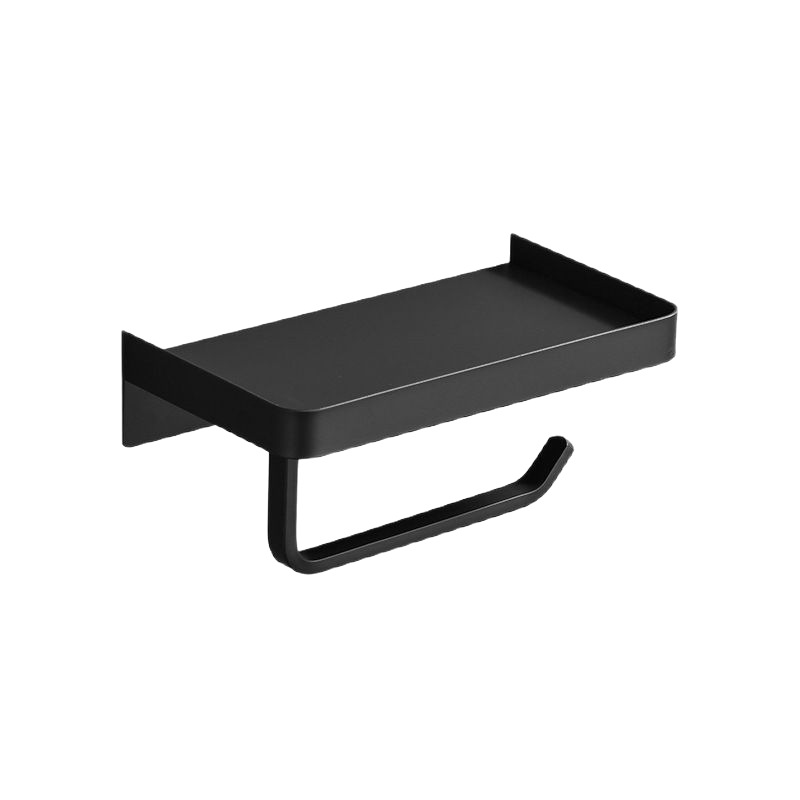 Guns gris 304 acero inoxidable baño de teléfono móvil inodoro roll toallitas inodoro caja de toallitas negras sin perforación