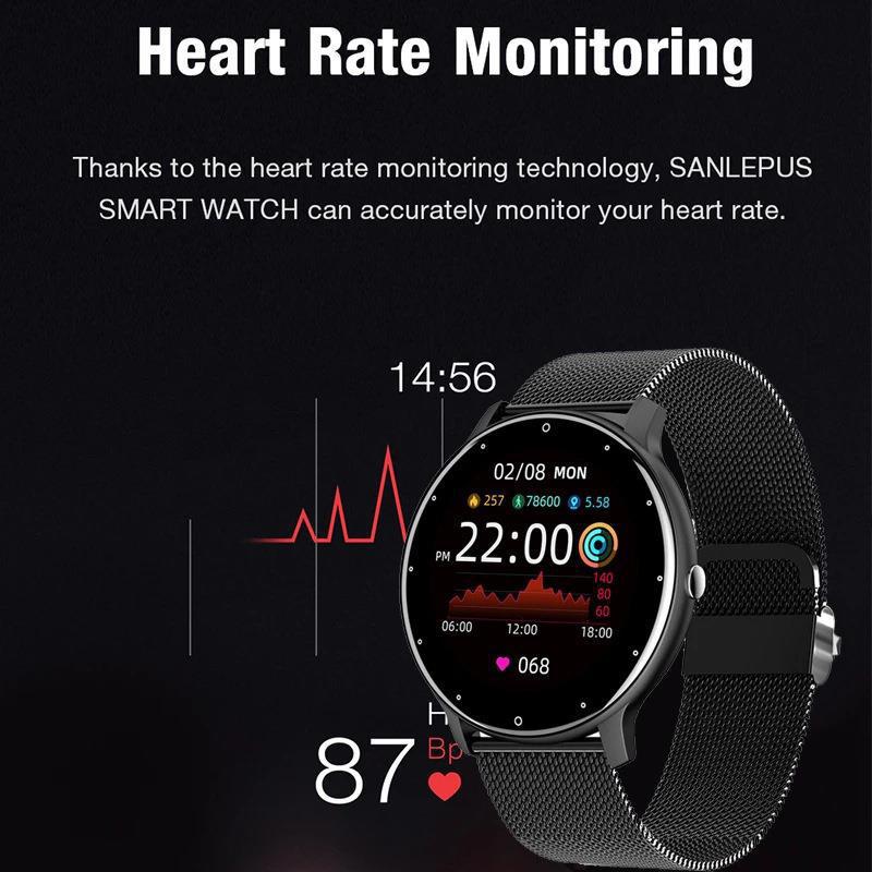 ZL02D reloj inteligente ritmo cardíaco sangre oxígeno sueño movimiento monitoreo pulsera inteligente Comercio exterior transfronterizo AliExpress venta al por mayor