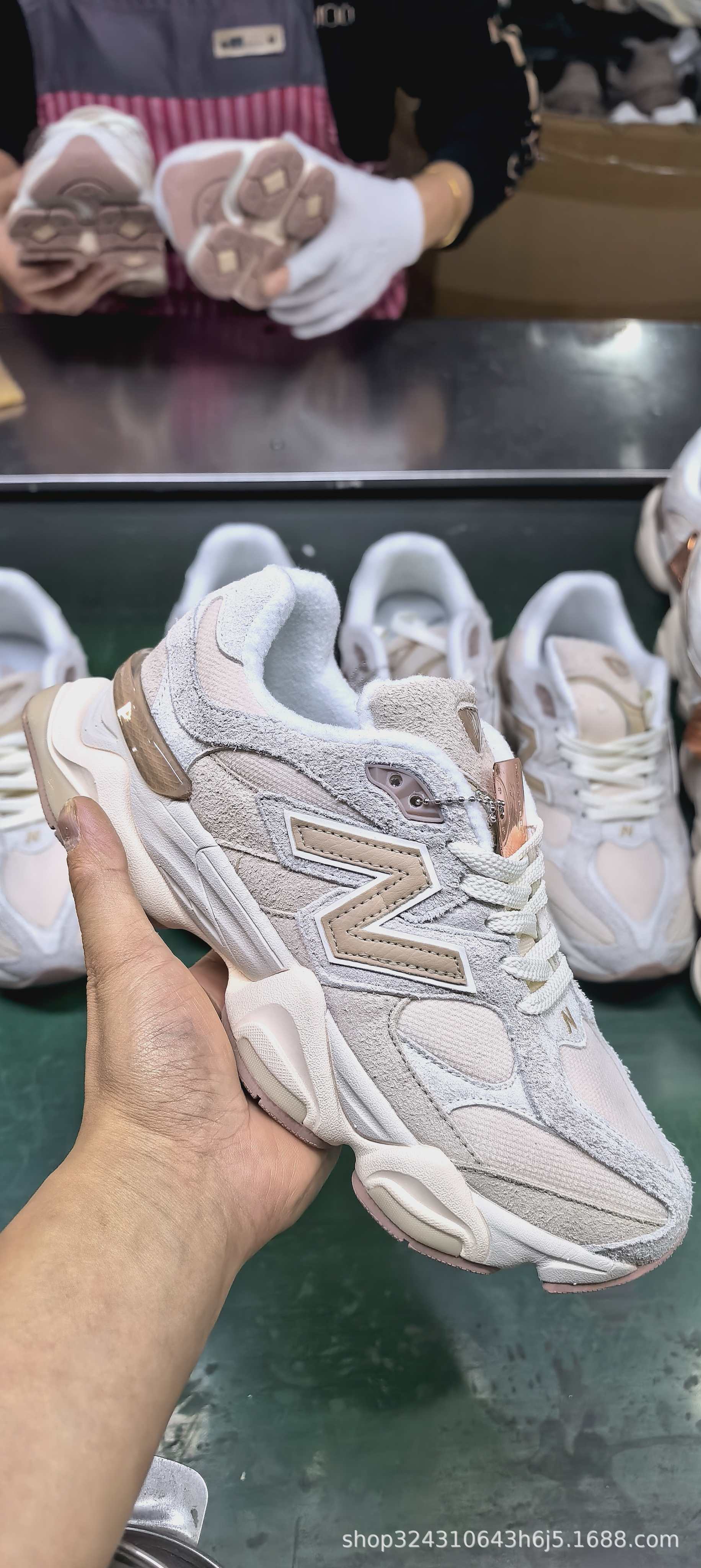 Fabricante Putian venta directa nb9060 milenio pezuña de elefante para hombres y mujeres con una base gruesa elevación deportiva de tendencia milenial para correr