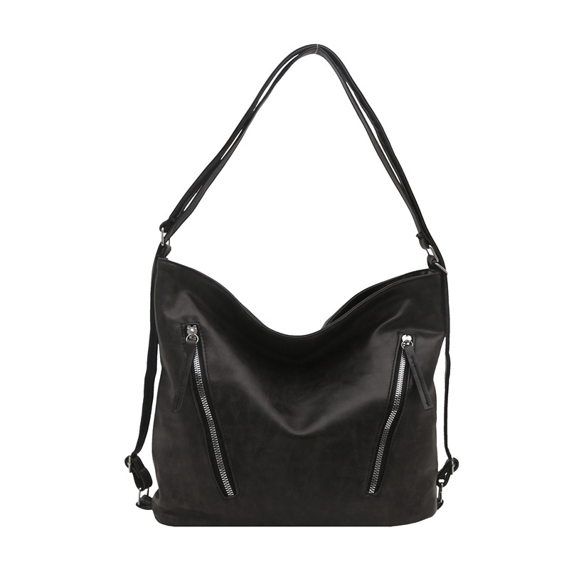 Bolsa de brazo de moda retro para mujeres otoño y invierno 2024 nueva mochila de gran capacidad para viajar, alta sensación de mochila de hombro