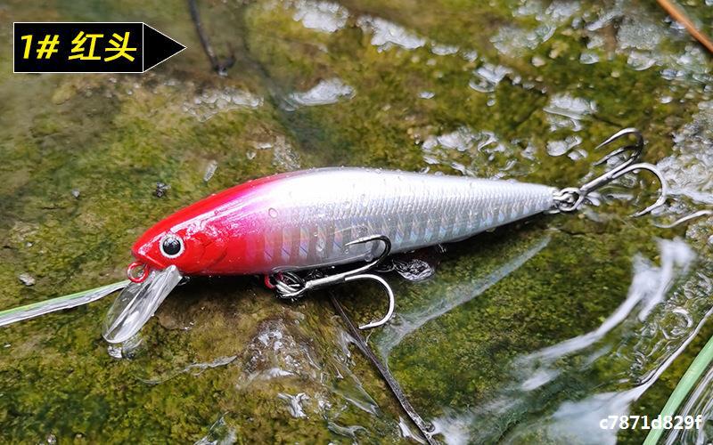 Sinking Minnow Fishing Lures Hard Plastic Baits Fresh Water Bass Swimbait Tackle Gear