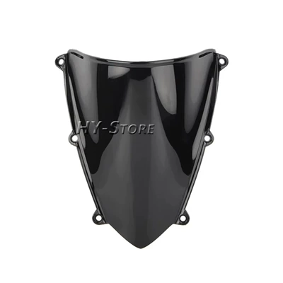 Motorcycle Front Windshield 2007-2012 Honda Cbr600Rr F5 High-Definition Front Wind Deflector (Motorcycle front windshield) - black