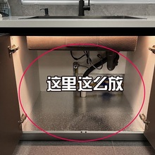 厨房置物架落地碗架下水槽橱柜可伸缩分层碗柜多功能锅具收纳架子