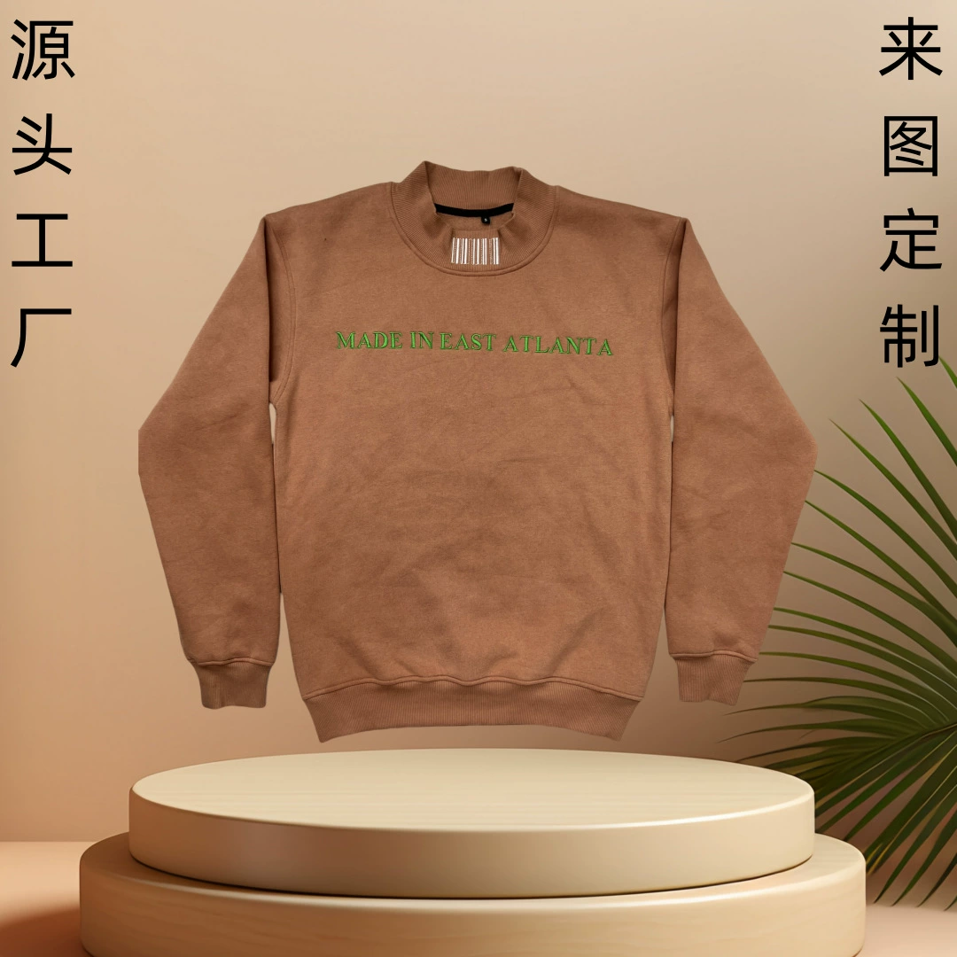 Фабрика пользовательских внешней торговли весна и осень круглый воротник свободный свитер Национальный прилив флисовой шерсти на заказ