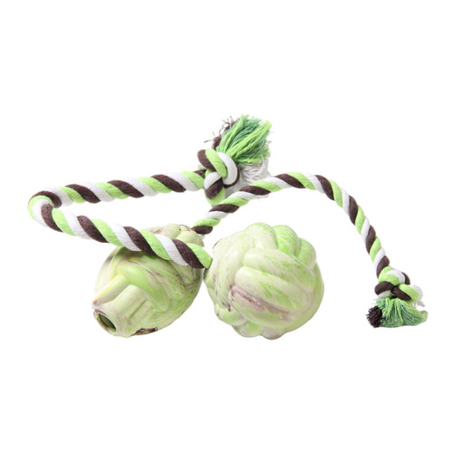 Yite dog rope ball pet cotton rope toy hemp rope ball bite-resistant interactive tug-of-war retrieval training dog bite ball