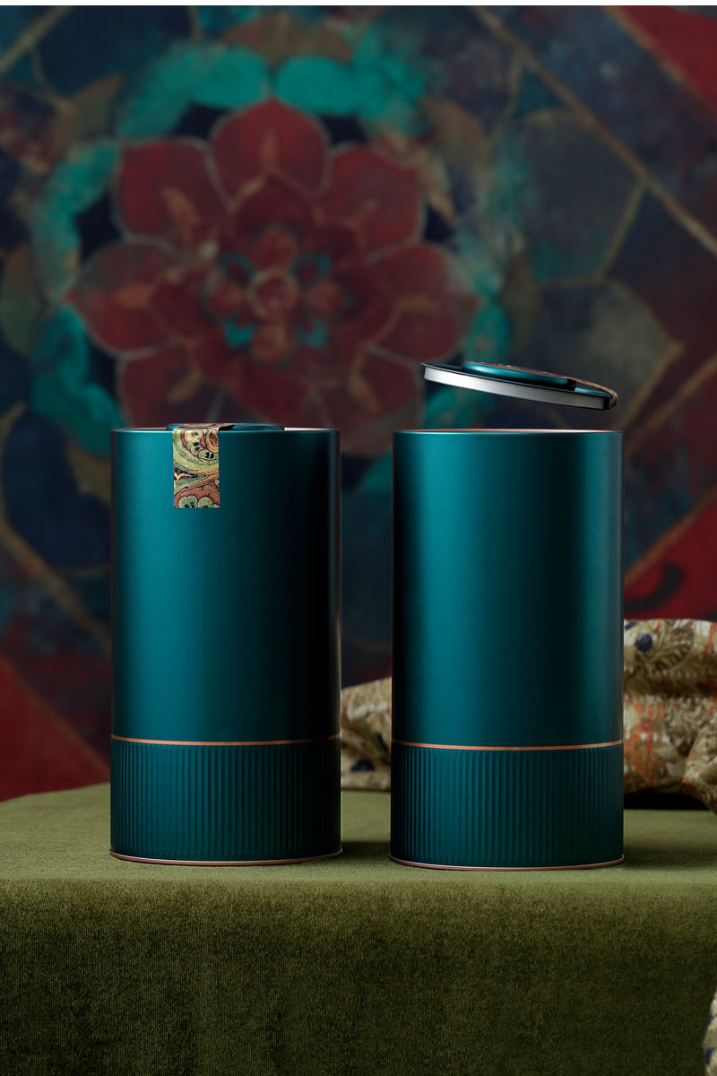 té vacío lata de hierro té blanco retro té verde general caja de regalo vacío caja de embalaje de té a granel árbol antiguo Dianhong Pu 'er caja de té