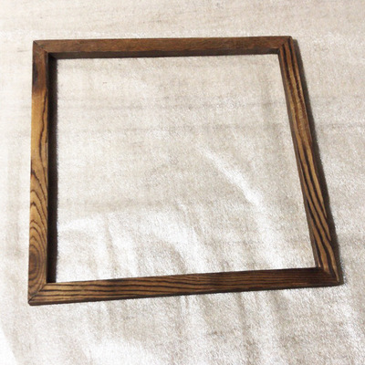 DIY材料木條木片木塊木框組裝碳化噴漆上色加工定制