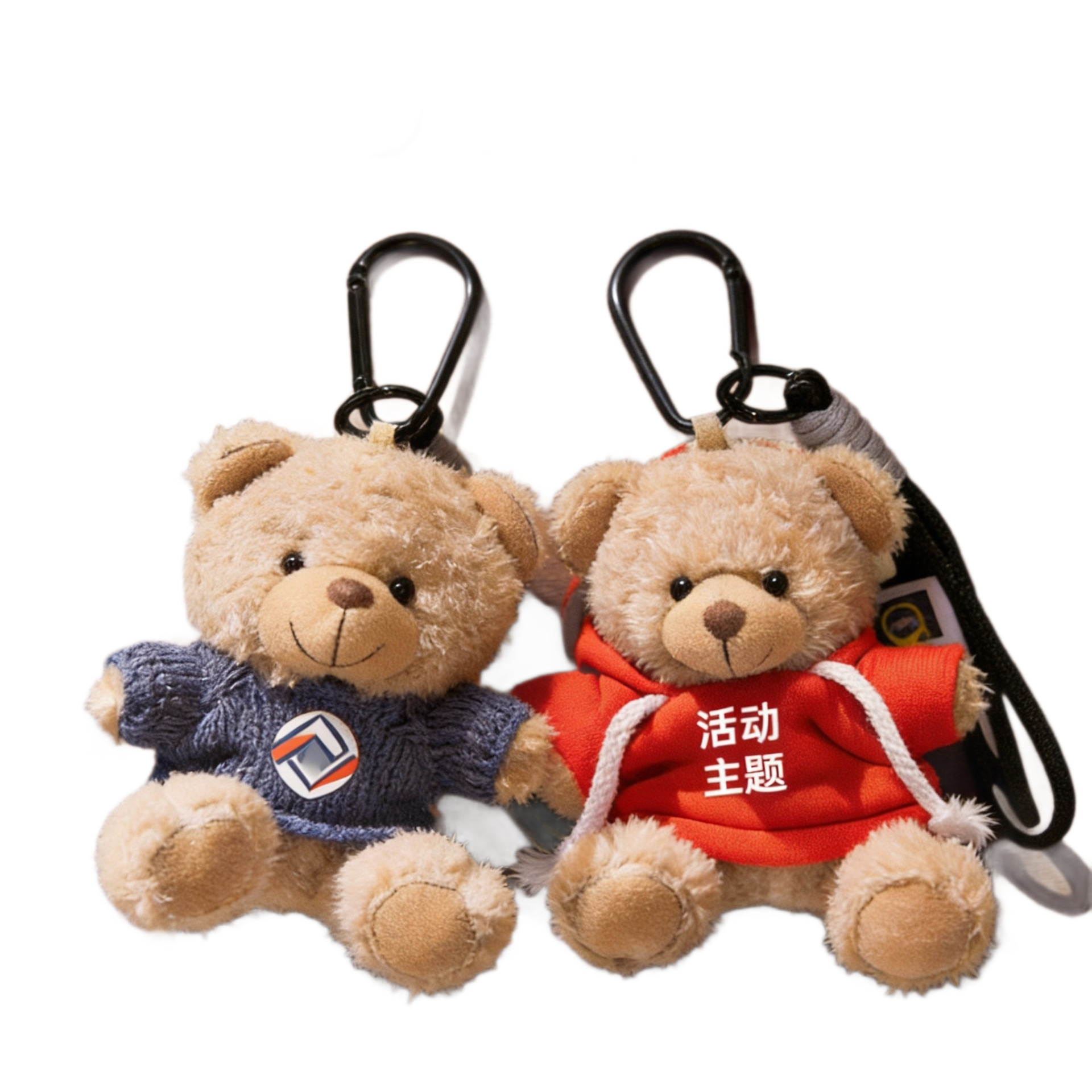 Suéter osos muñecos bolsos colgantes bolsos llaveros muñecas juguetes de peluche regalos de actividad logotipo imprimible