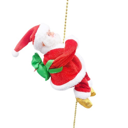 Climbing Beads Santa Claus Electric Toy Climbing Beads Climbing Ladder Santa Claus Climbing Chimney Christmas Gift Gift