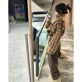 小个子今年流行漂亮独特超好看时尚减龄小香风短款毛外套裤子套装