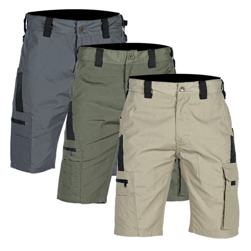 2025 Summer New Cross-Border Outdoor Training Multi-Pocket Cargo Tactical Pants Men's Waterproof and Wear-Resistant Five-Point Shorts