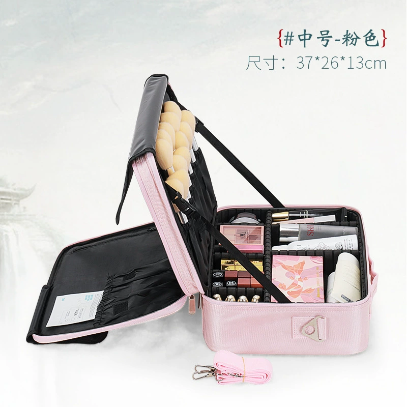 Capacious handheld cosmetic bag for manicure, wholesale
