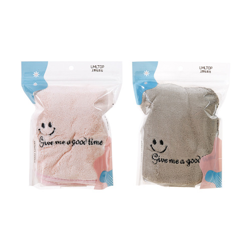 Lamella Coral Velvet Hair Drying Cap, Cute & Stylish Thickened Absorbent Hair Towel for Head Wrapping—Wholesale C0849