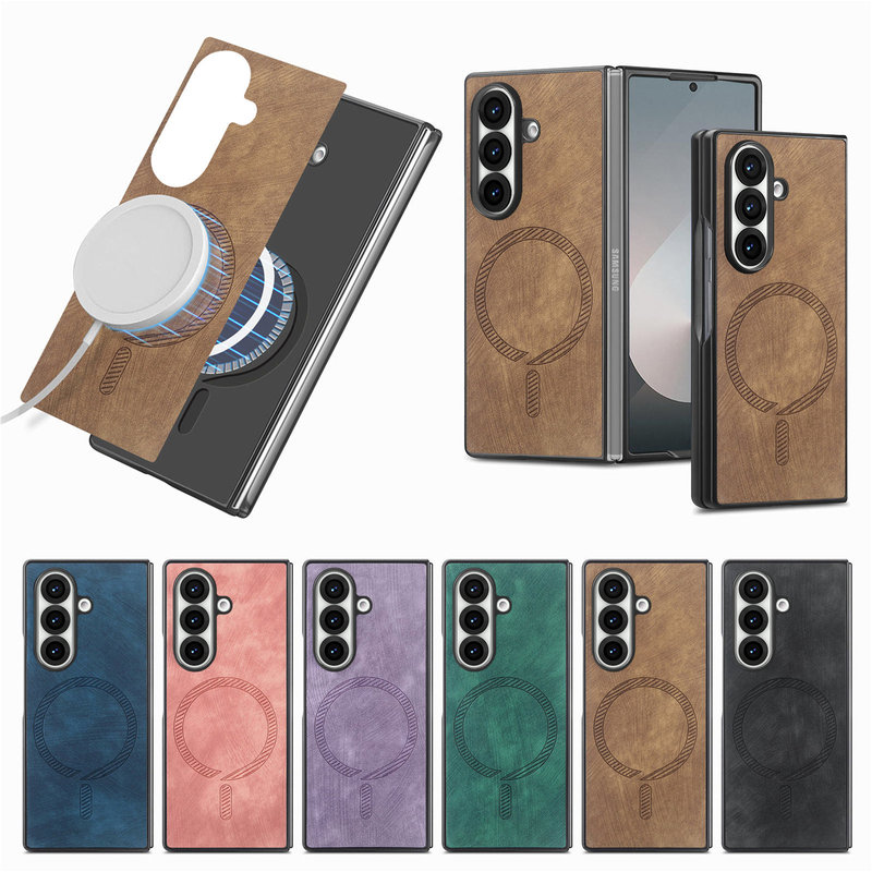 Cross-Border Applicable Samsung Z Fold 30% off Stacked Screen Mobile Phone Case Z Fold6 Skin-Feel Magnetic Leather Texture Foldableing Protective Cover Cross-Border Applicable Samsung Z Fold 30% off Stacked Screen Mobile Phone Case Z Fold6 Skin-Feel Magnetic Leather Texture Foldableing Protective Cover