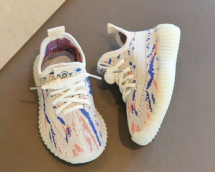 Description Picture 6 of itemKids Sneakers Baby Soft Breathable Running Knitting Infant Teenage Mesh Sports Boy Girl Porosity Lightweight Coconut Shoes