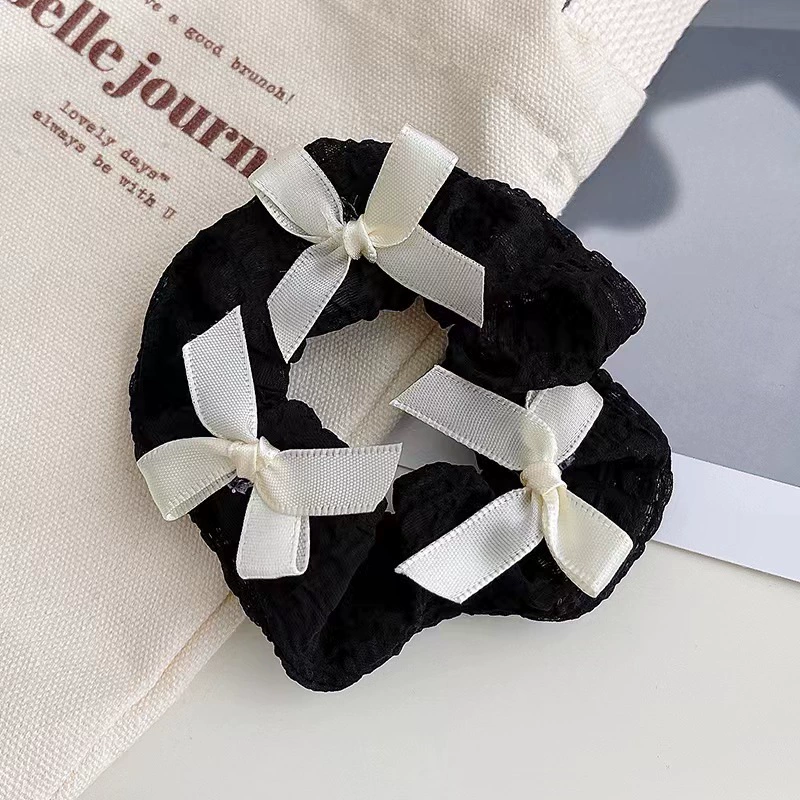 Корея волосы прожиг large intestine hair ribbon полосы галстук голова верёвка сеть красный девочка полный жир кишечника шарик волосы кольцо оптом