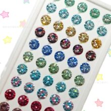 5A 幻彩渐变八心八箭锆石4mm—8mm宝石镶嵌主石裸石天火切高碳钻