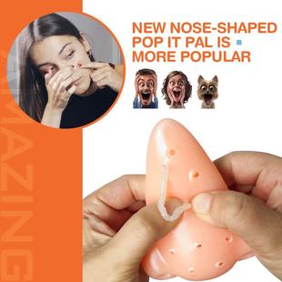 Creative vent decompression toys nose squeeze acne squeeze acne toys New strange spoof Funny Toys in stock