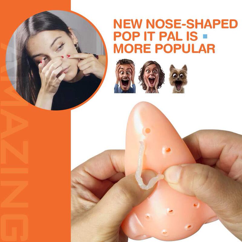 Cross-Border Trending Stress-Relief Toy for Squeezing Acne, Nose Pimple Remover, Blackhead Stress Reliever, Novelty and Quirky Cross-Border Trending Stress-Relief Toy for Squeezing Acne, Nose Pimple Remover, Blackhead Stress Reliever, Novelty and Quirky