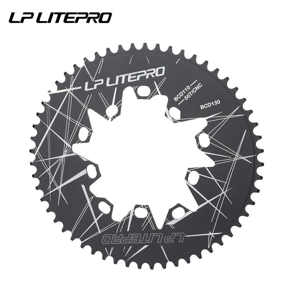 lp litepro folding bicycle oval disc 110 130BCD shared 52T 54 56 58 60 teeth