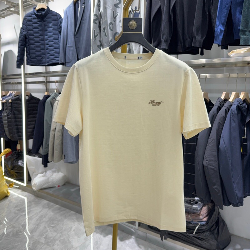 【H Series】Exclusively from the Store! Summer Thin Round-Neck Short-Sleeve T-Shirt, Casual Versatile Breathable Simple Trendy 2W291A 【H Series】Exclusively from the Store! Summer Thin Round-Neck Short-Sleeve T-Shirt, Casual Versatile Breathable Simple Trendy 2W291A