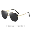 The new polarized sunglasses men's frameless polarizer simple sunglasses Men's HD polarizer wholesale 5079