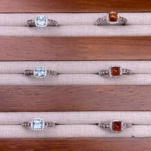 ����ʯ����ʯ��ʯ��ָs925�y�Ƕ�M������βʌ�Ů�����Ʒ�r��OL