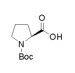 BOC-L-脯氨酸 ;N-叔丁氧羰基-L-脯氨酸 Cas号: 15761-39-4