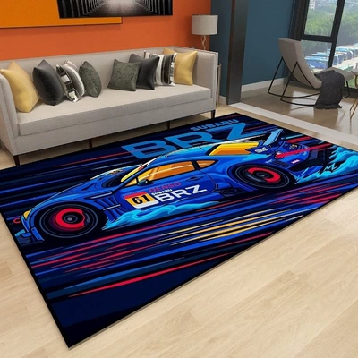 Living Room Carpet, Bedroom Decorative – Avtomobil döşəmə paspasları - subaru-brz-80120cm-crystal-velvet