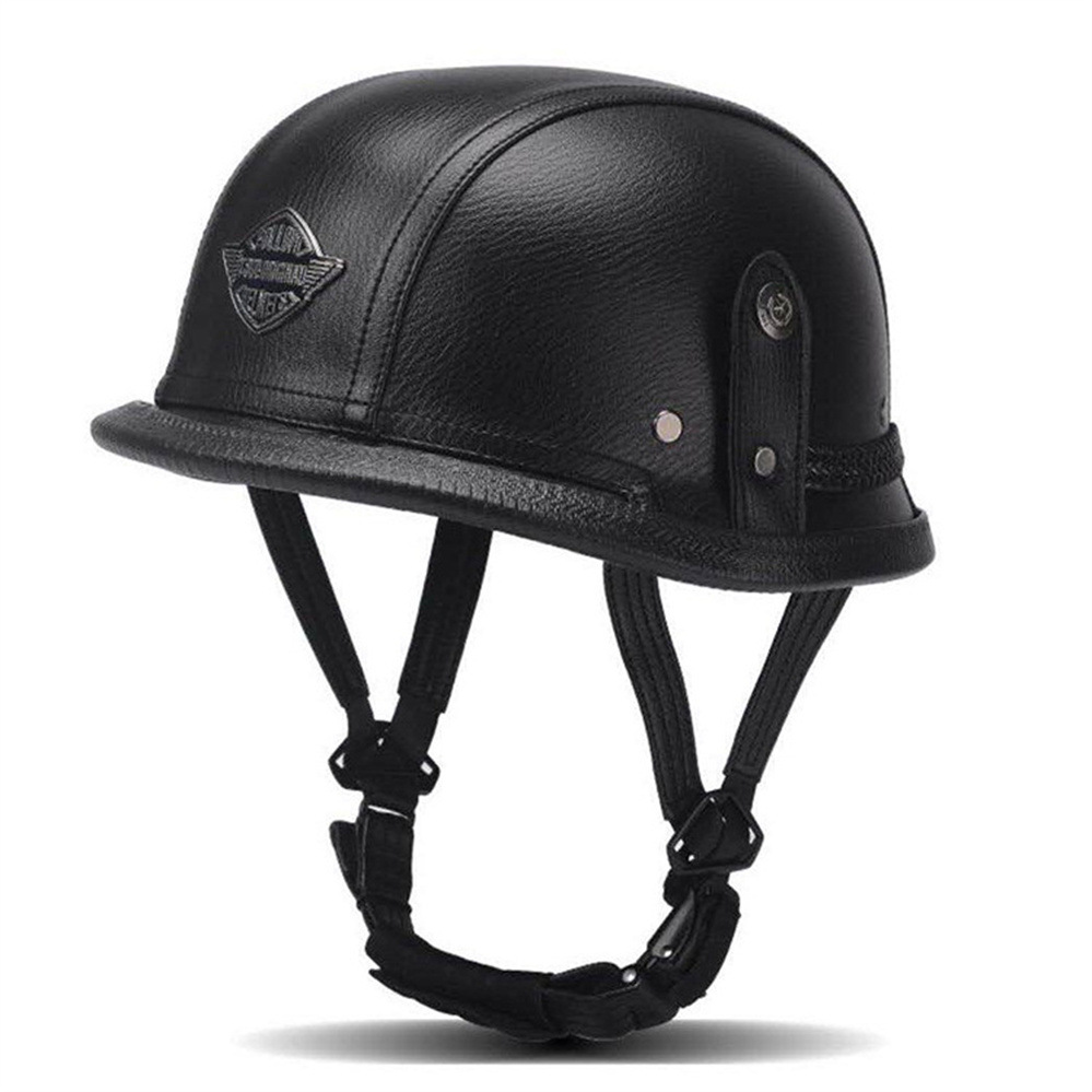 Bld Cross-Border Supply of Electric Vehicle Motorcycle Helmets Lightweight Helmets Unisex Retro Cruise Helmets