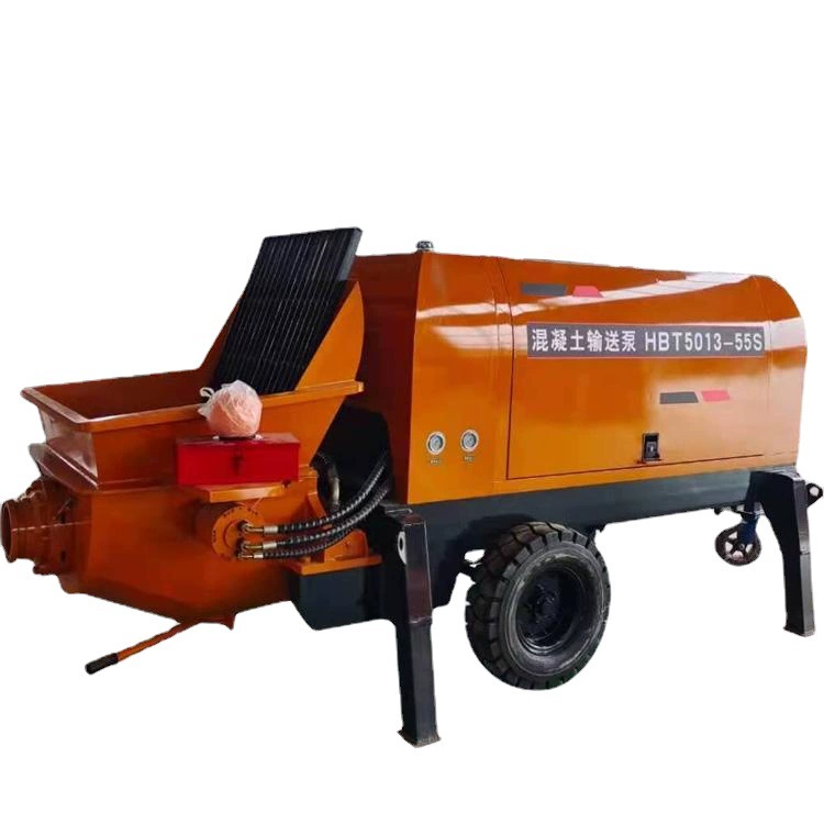 HTB5013-55S тип бетонный выходной насос тонкий каменный бетононасос конвейерный насос конвейерный насос раствора с крупными частицами