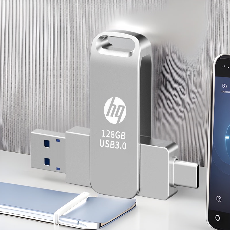 High-speed transmission portable practical mobile phone USB 3.0 car computer mobile phone metal U disk support printed gifts